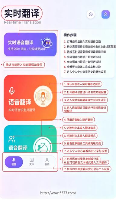 0同声翻译官是一款专注于提供便捷翻译服务的轻量化应用,它打破了传统